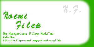 noemi filep business card